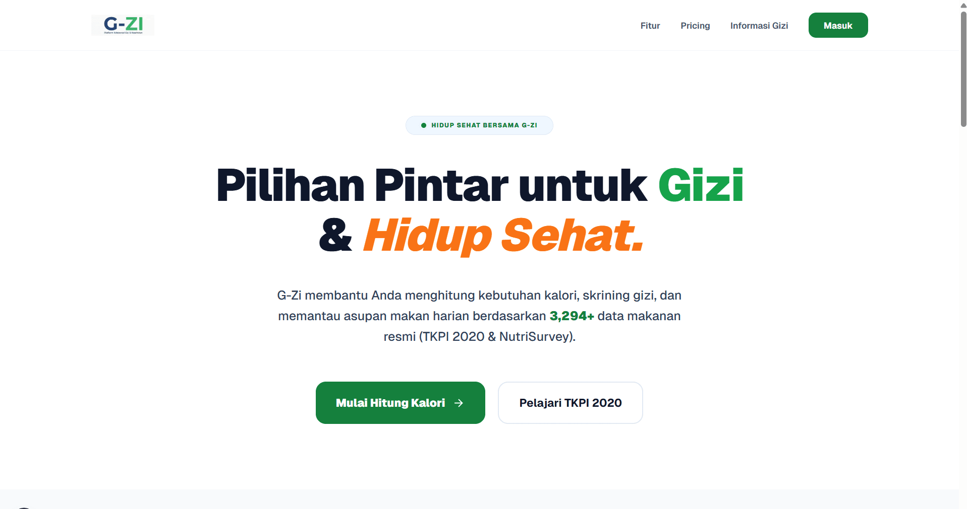 Pilihan Pintar untuk Gizi & Hidup Sehat