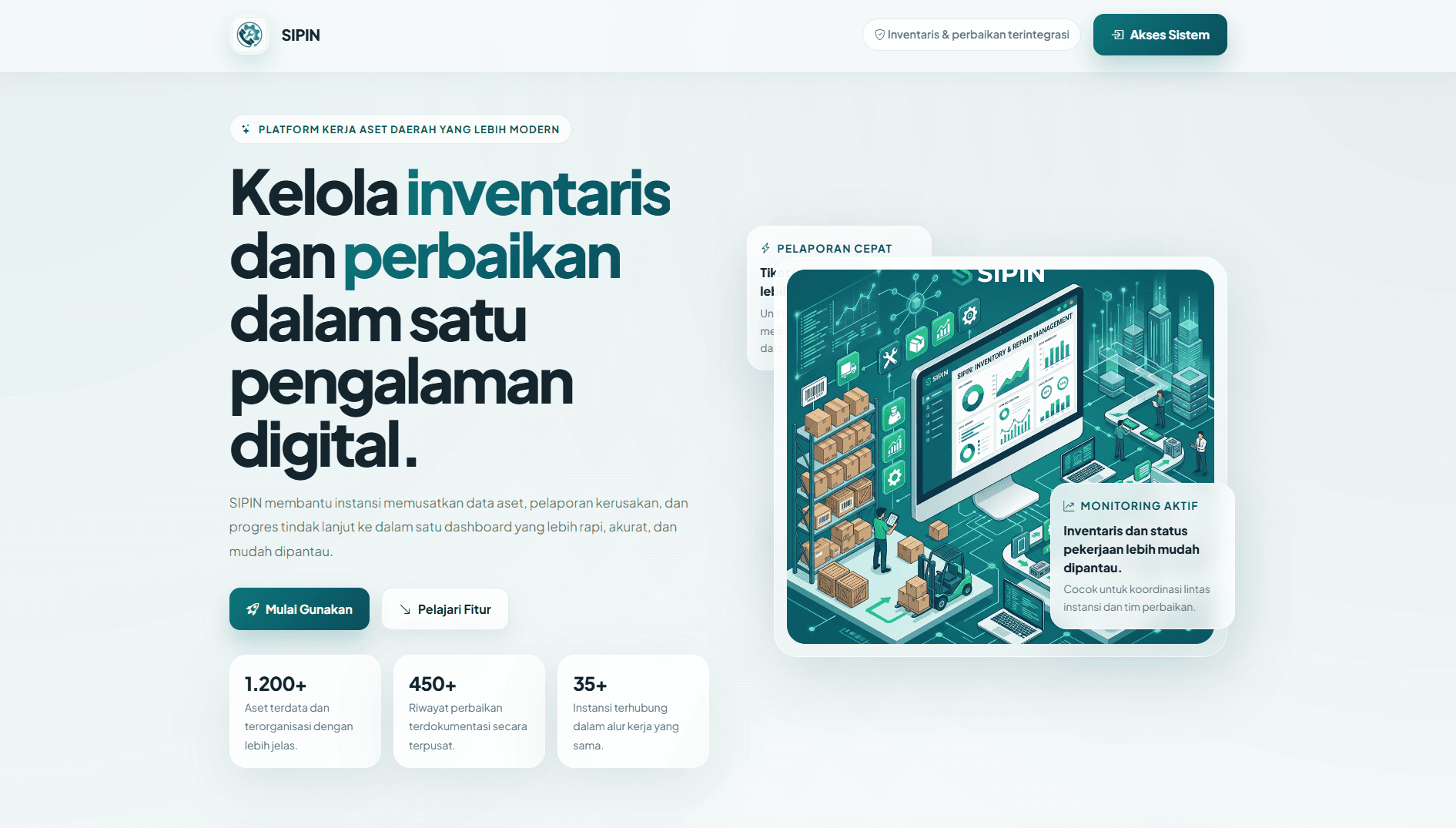 SIPIN - Sistem Informasi Perbaikan & Inventaris