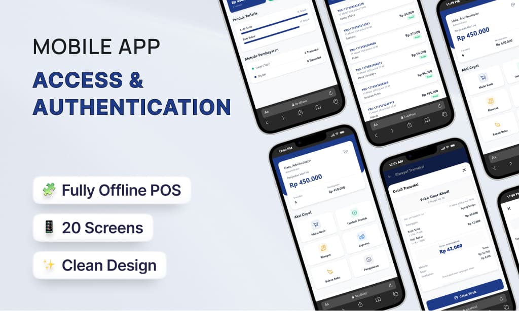Mobile POS Offline – Fully Offline Mobile Cashier App with React Native & Expo